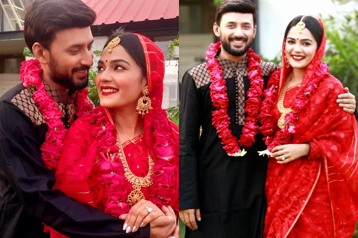 গোপনে বিয়ে করেছেন মনোজ-মৌ!