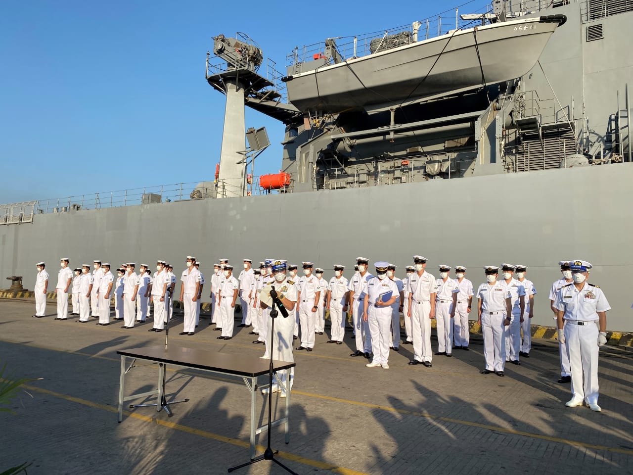 Japan Maritime Self-Defense Force’s two vessels visit Chattogram Port