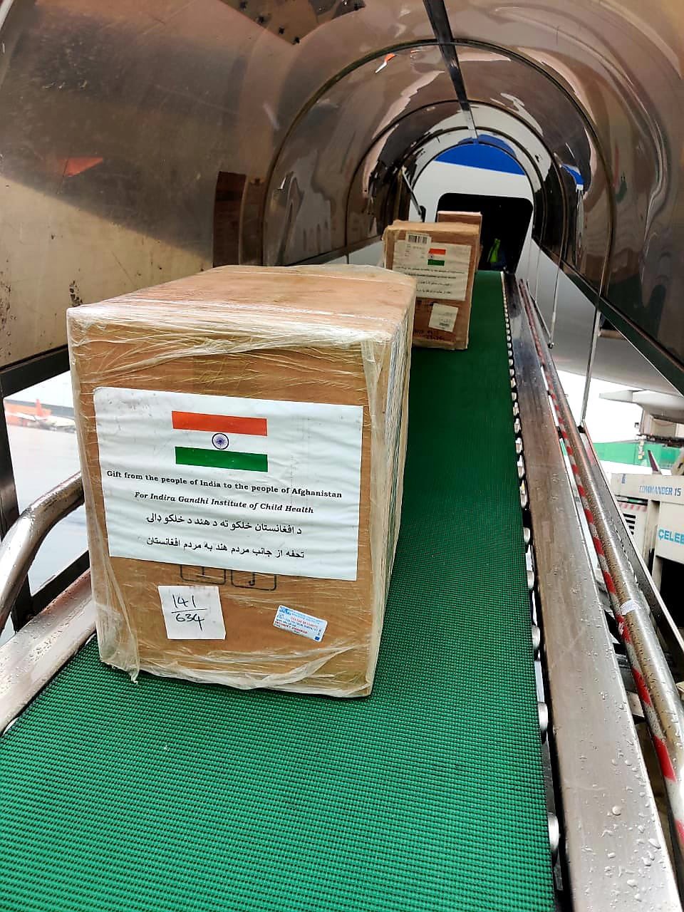 India sends 6 tons of medical assistance to Afghanistan