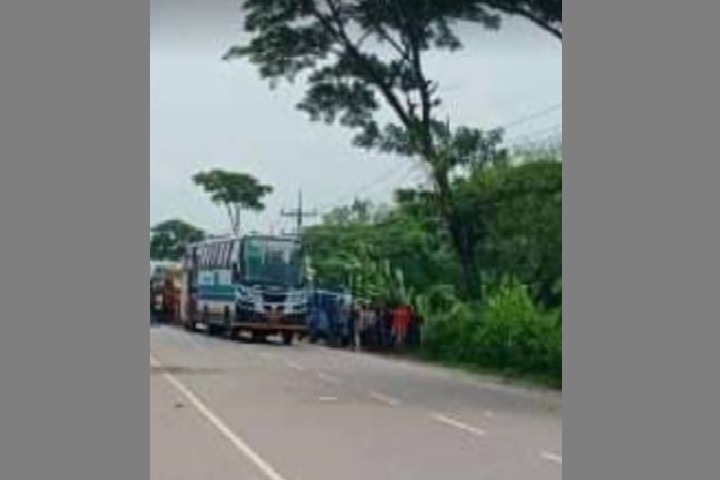 অটোরিকশায় পুলিশের মাইক্রোবাসের ধাক্কা