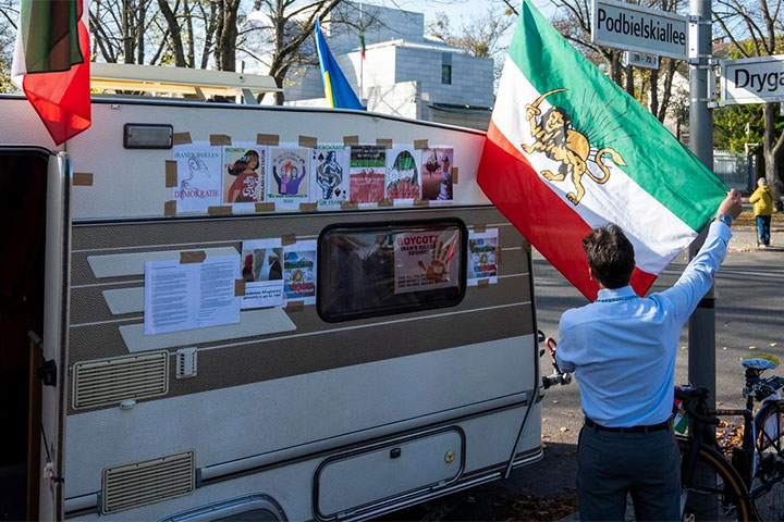 Vigil at Iranian embassy in Berlin targeted, three hurt
