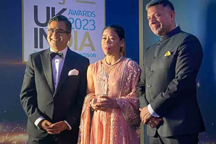 Manipuri boxing champ Mary Kom is Global Indian Icon at UK-India Awards