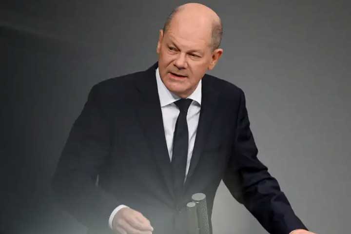 Scholz addresses Bundestag over German budget crisis