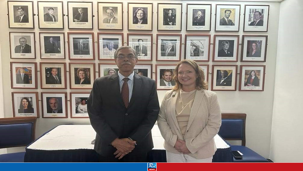 Bangladesh Embassy in Washington DC greets new President of the National Press Club Emily Wilkins