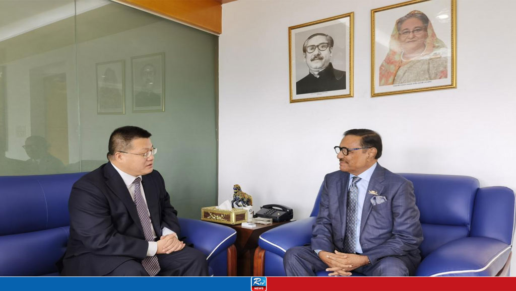 Yao Wen Calls on Obaidul Quader