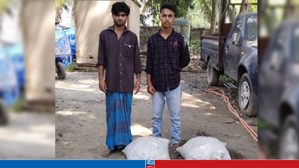 জাটকা পাচারকালে ২ যুবক গ্রেপ্তার