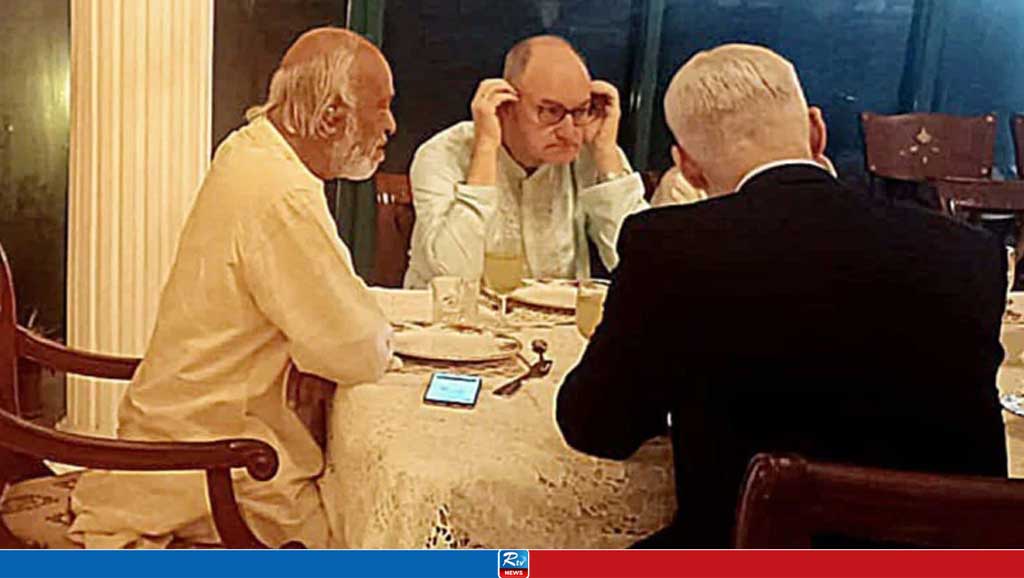 মঈন খানের বাসায় এবার জার্মান ও সুইস রাষ্ট্রদূত