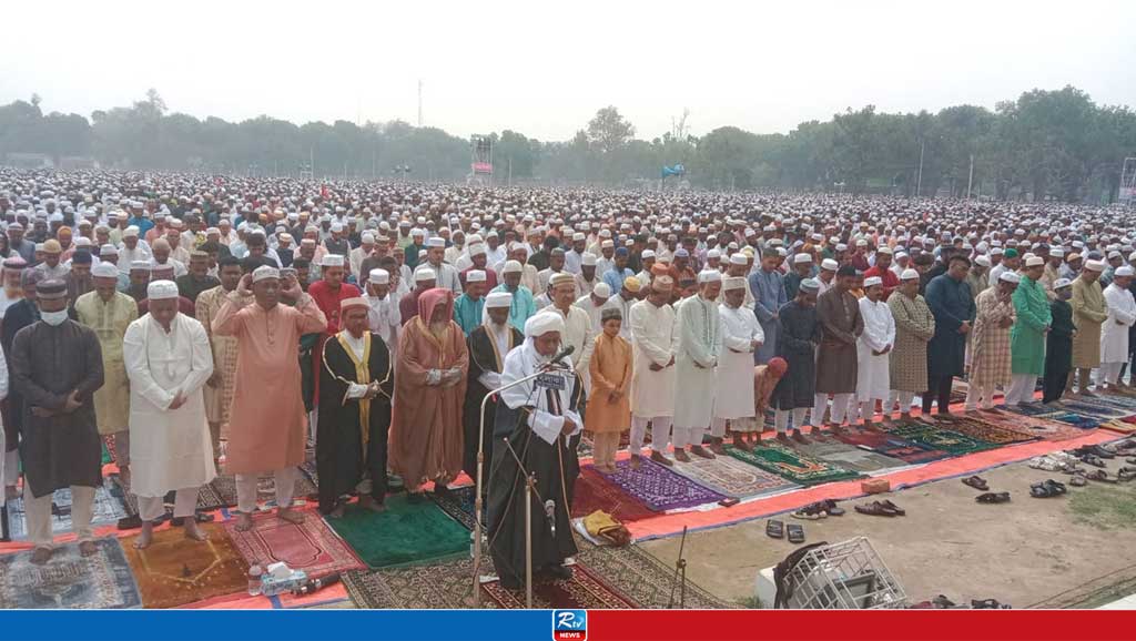গোর-এ-শহীদ ময়দানে ৬ লাখ মুসল্লির ঈদের নামাজ আদায়