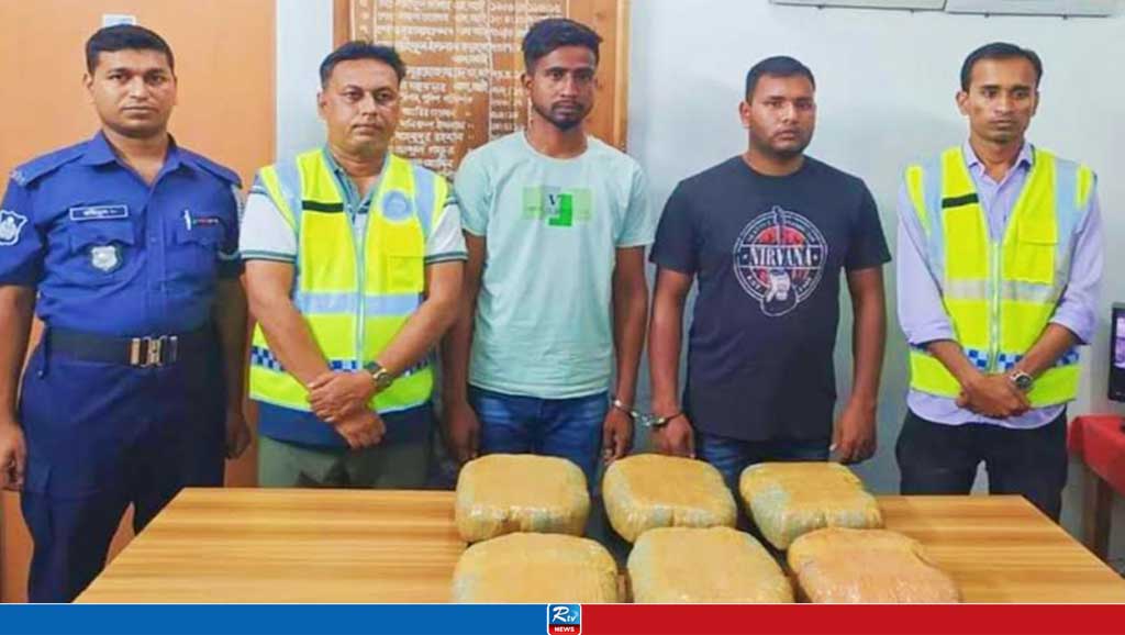 লোহাগড়ায় ১২ কেজি গাঁজাসহ দুজন আটক