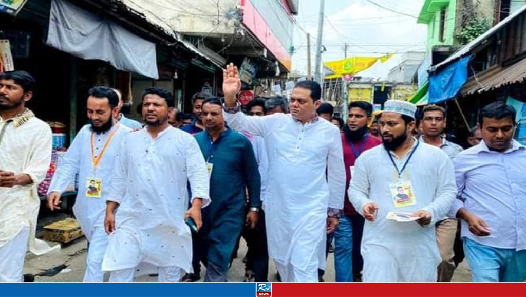 সেনবাগ উপজেলা পরিষদ নির্বাচনে সাইফুল আলম দিপুর গণসংযোগ 
