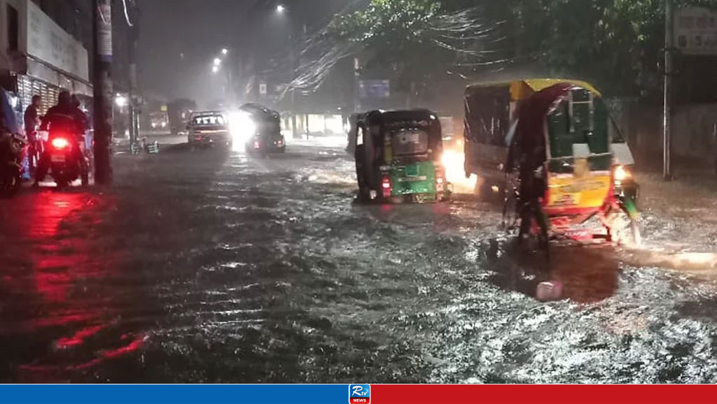 তিন ঘণ্টার বৃষ্টিতে ডুবল সিলেট নগর