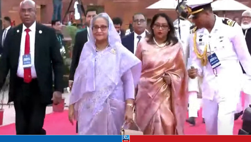 মোদির শপথ অনুষ্ঠানে প্রধানমন্ত্রী শেখ হাসিনা