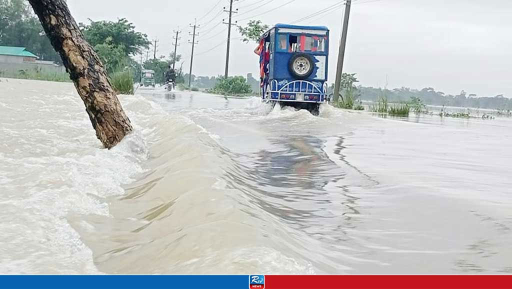 Surma's water above the danger level, Sunamganj under flood again