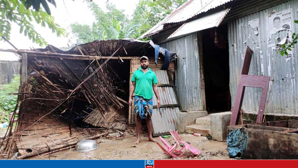 শেরপুরে বন্যহাতির তাণ্ডব, কৃষকের বসতঘর ভাঙচুর