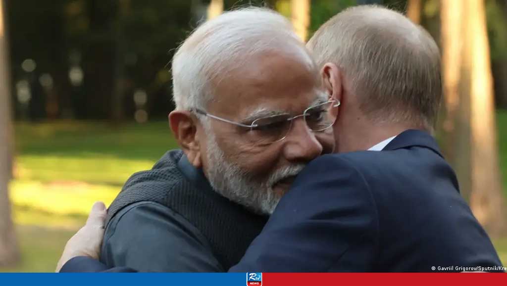Modi and Putin talk trade as Ukraine mourns airstrike