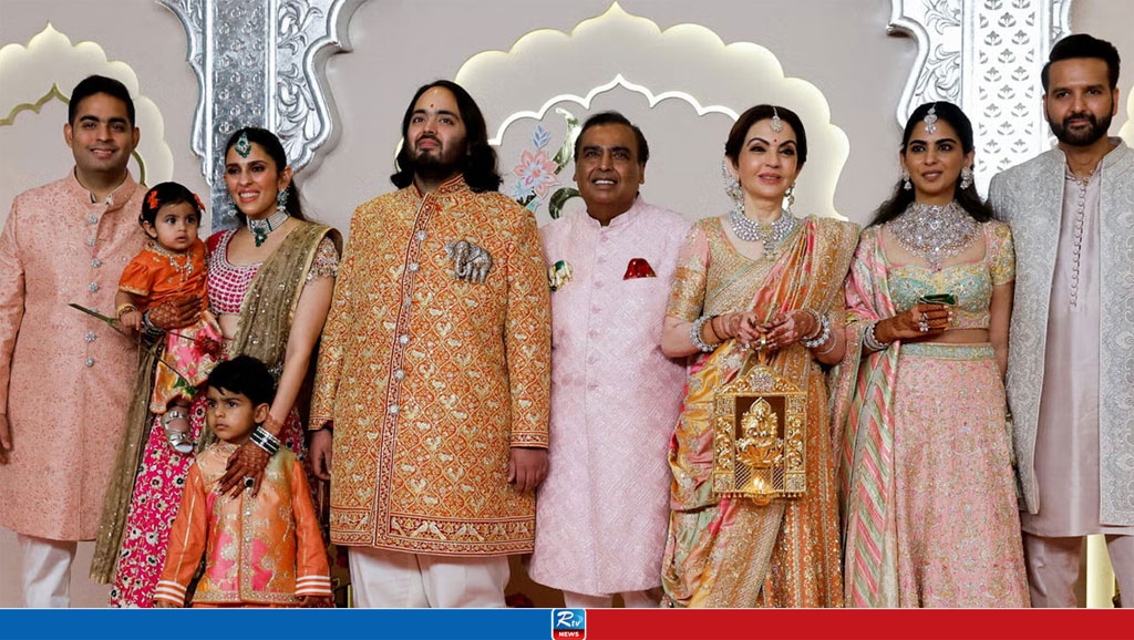 Hollywood-Bollywood star gathers at Ambani's house