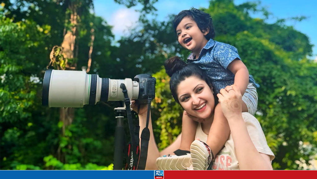 ছেলের জন্মদিনে যা লিখলেন পরীমণি
