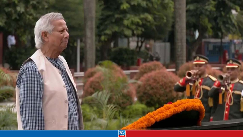 শিখা অনির্বাণে প্রধান উপদেষ্টার শ্রদ্ধা