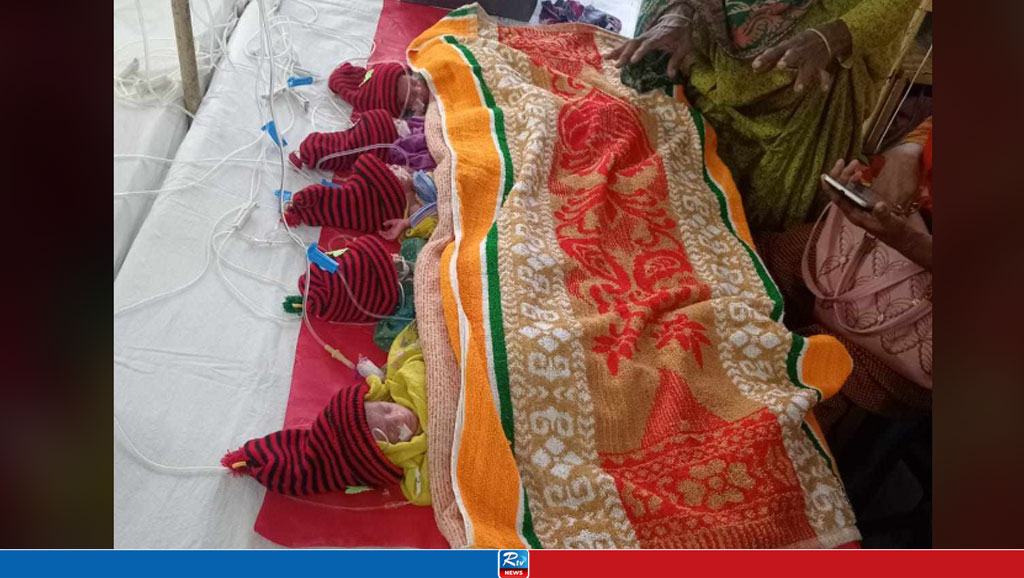 রাজশাহী মেডিকেলে একসঙ্গে ৫ সন্তানের জন্ম দিলেন এক মা
