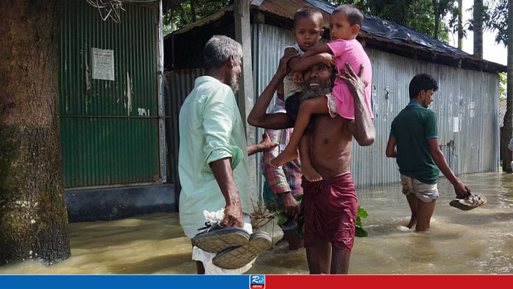 লালমনিরহাট-কুড়িগ্রামে বন্যা, ৬০ হাজার মানুষ পানিবন্দি
