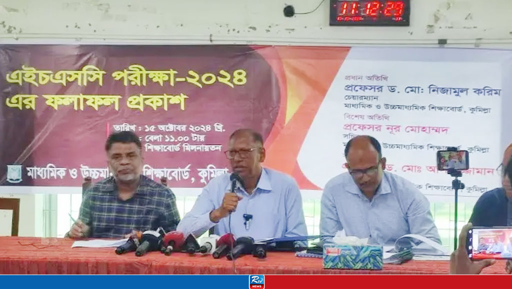 কুমিল্লা শিক্ষা বোর্ডে এইচএসসির পাসের হার ৭১ দশমিক ১৫