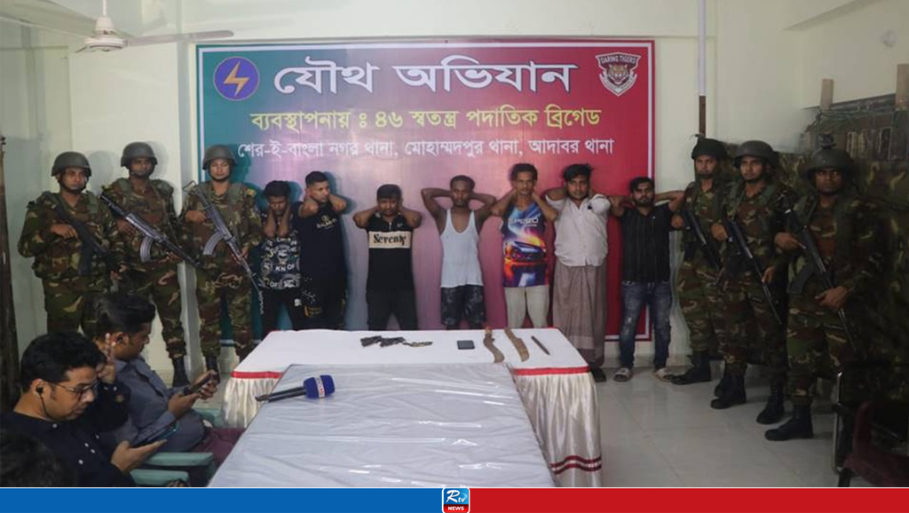 জেনেভা ক্যাম্পে সেনা অভিযানে আগ্নেয়াস্ত্র উদ্ধার, গ্রেপ্তার ৭