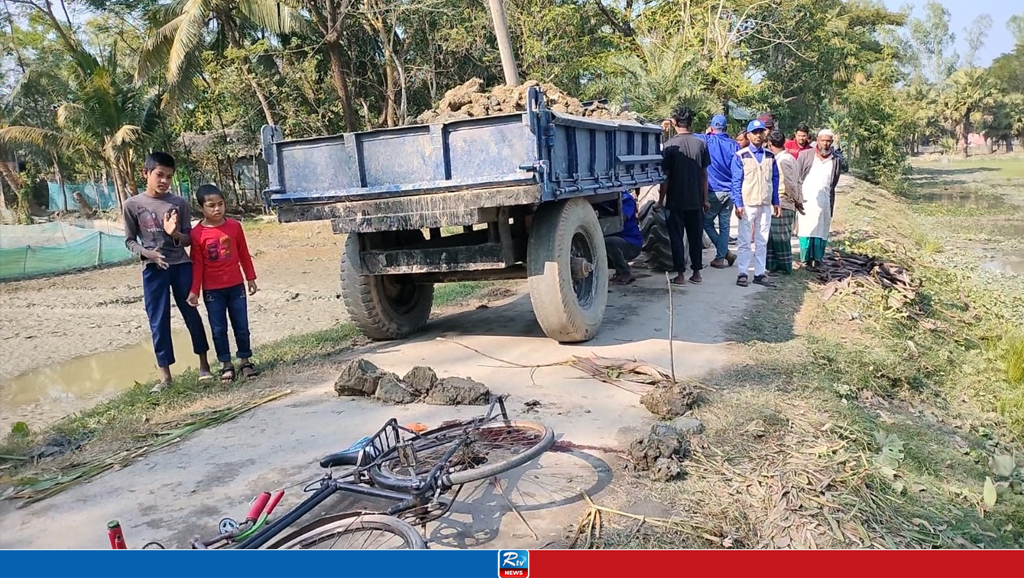 সেনবাগে ট্রাক্টর চাপায় ছোট ভাই নিহত, বড় ভাই আহত