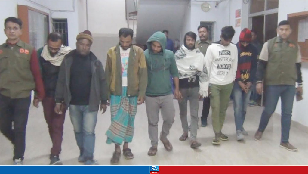 নড়াইলে চোর চক্রের ৭ সদস্য আটক 