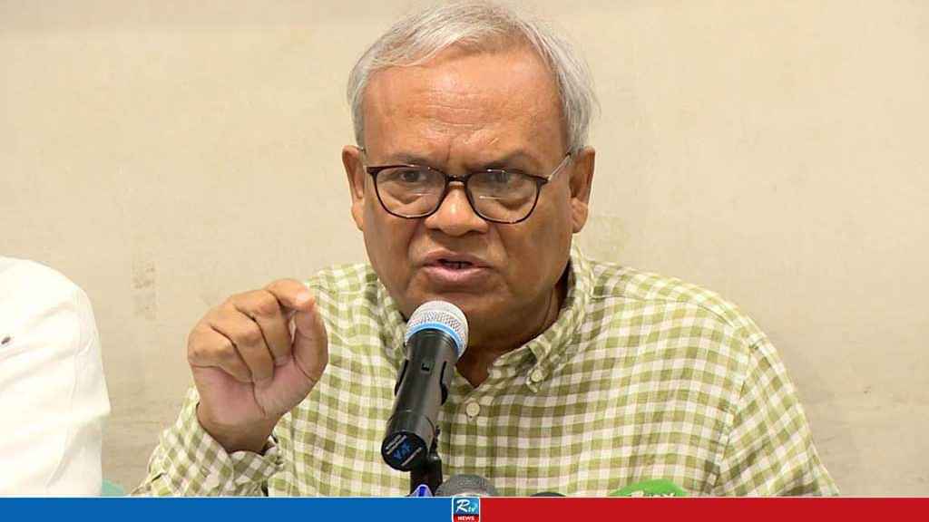 নির্বাচন বাদ দিয়ে অন্য কাজ গ্রহণযোগ্য হবে না: রিজভী
