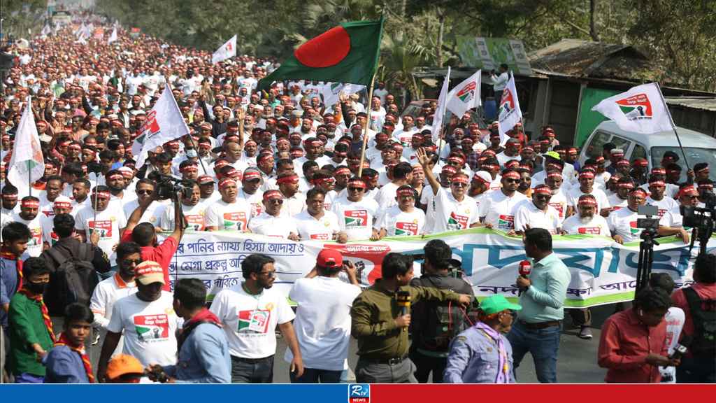 তিস্তা বাঁচাতে উত্তরের পাঁচ জেলায় কর্মসূচি, পদযাত্রায় জনস্রোত