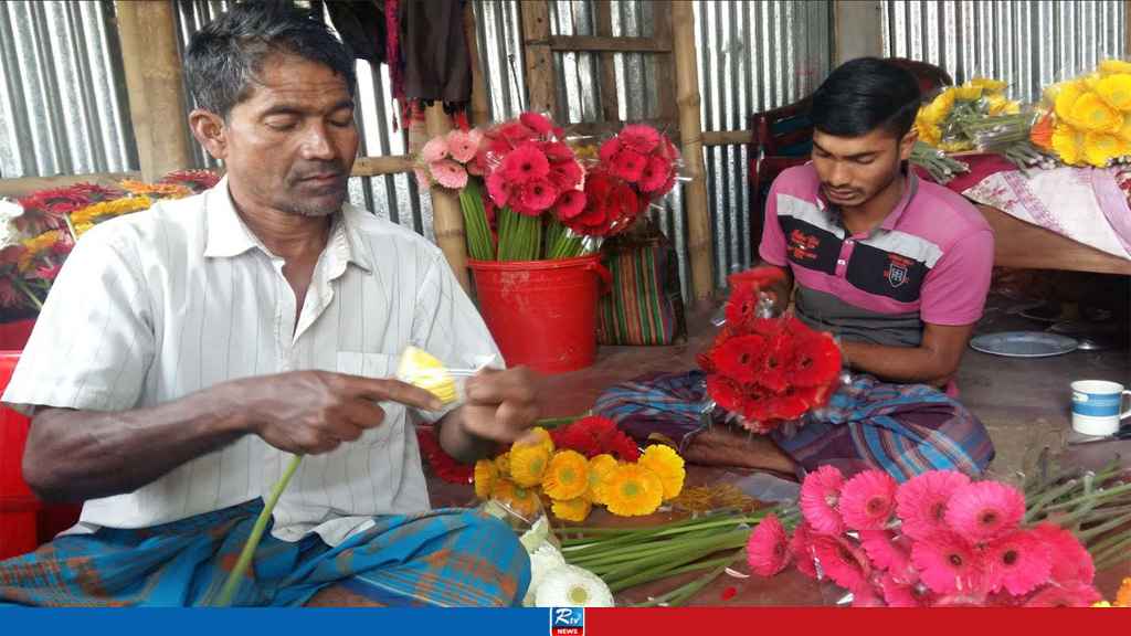 ফুলে-ফলে রঙিন কালীগঞ্জের ১৭ বিঘা জমি