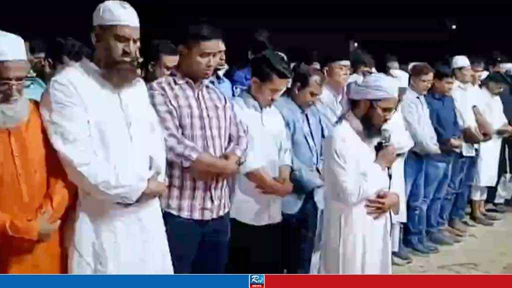 মাগুরার নোমানী ময়দানে সেই শিশুর জানাজা অনুষ্ঠিত