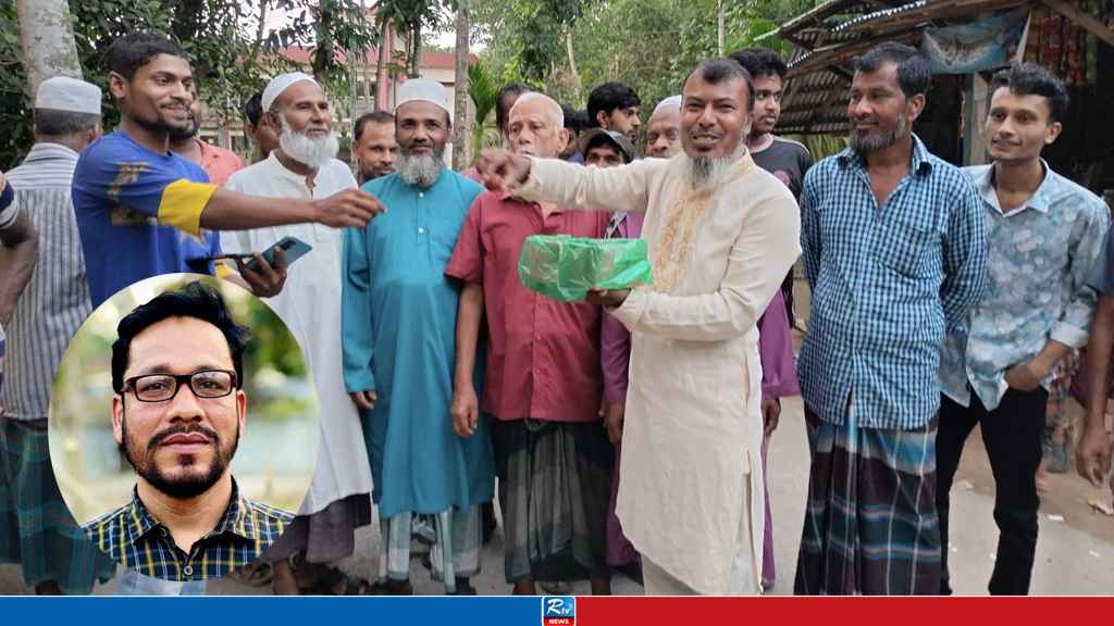 ইউপি সদস্য বরখাস্ত, উচ্ছ্বাসে এলাকাবাসীর মিষ্টি বিরতণ