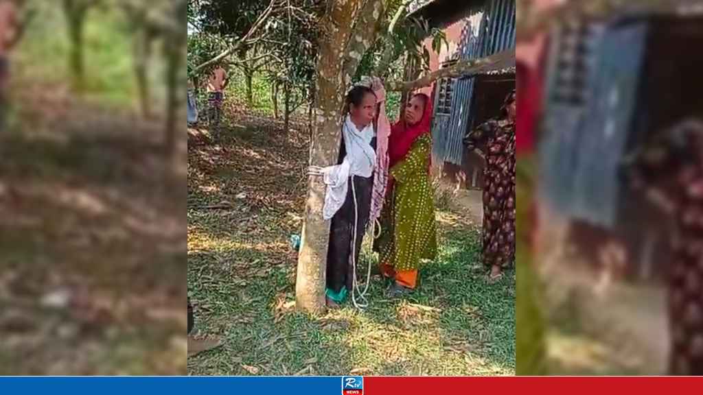 চাঁদা দাবির অভিযোগে নারীসহ দুজনকে বেঁধে নির্যাতন