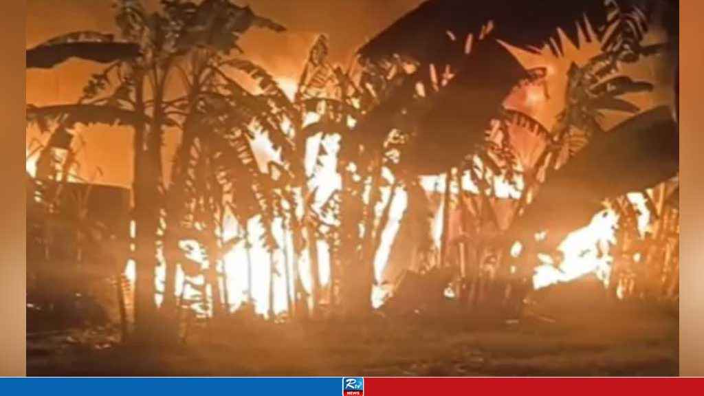 বজ্রপাত থেকে যেভাবে তুলার গোডাউন লাগল আগুন
