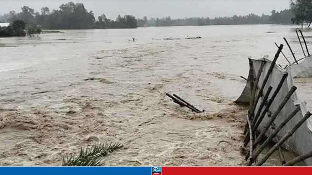 Flood Threat Looms Over Sherpur as River Water Crosses Danger Level