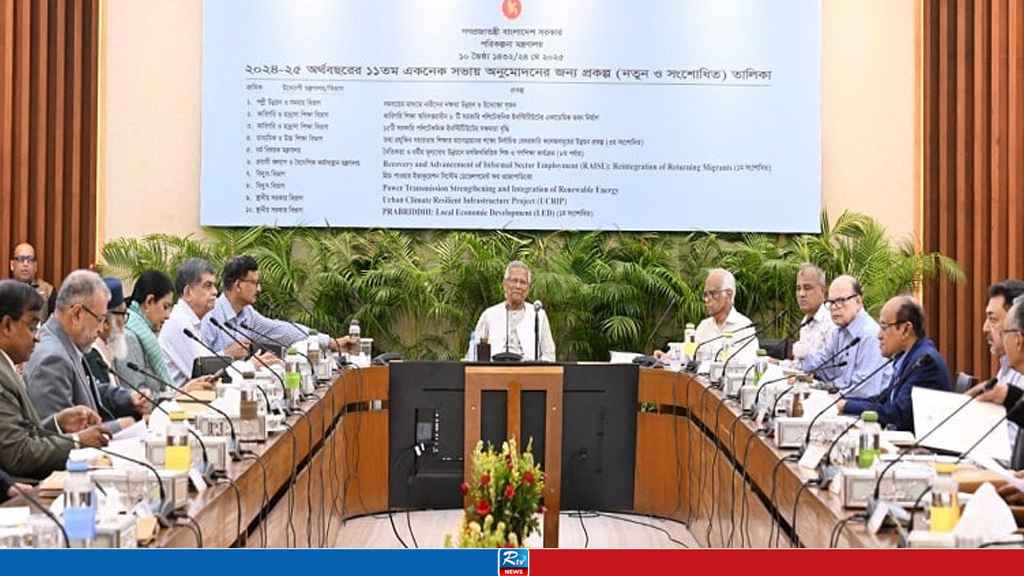 প্রধান উপদেষ্টার সভাপতিত্বে একনেক সভা অনুষ্ঠিত
