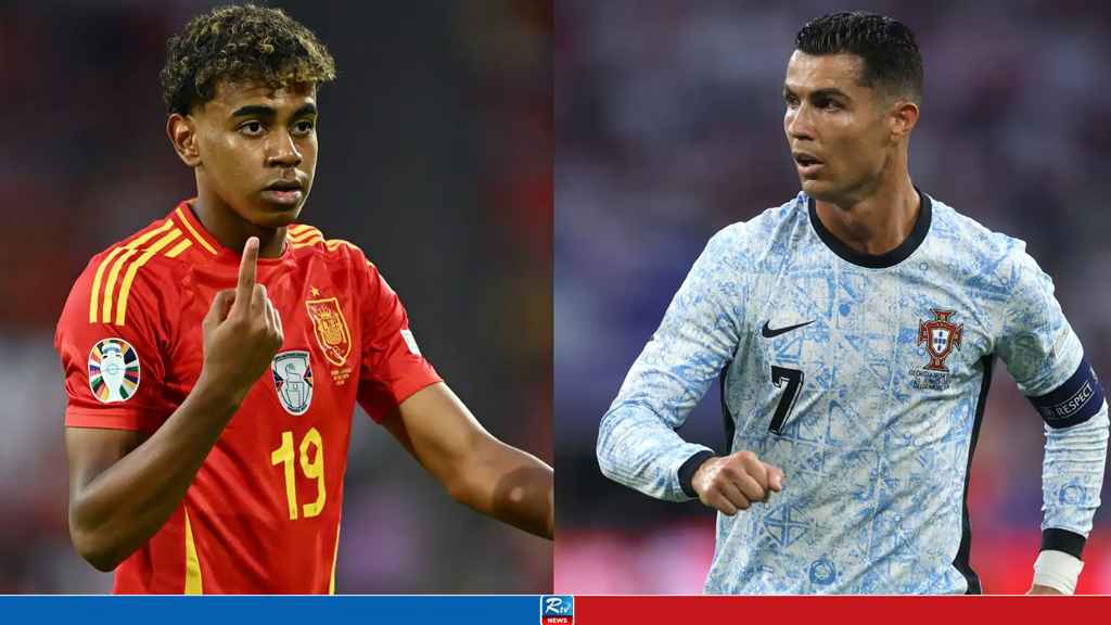 লামিনে ইয়ামাল ও  ক্রিশ্চিয়ানো রোনালদো