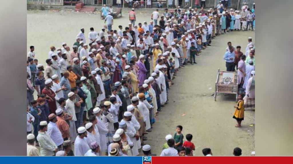 বিমান বিধ্বস্তে নিহত সামিউলের বরিশালে দাফন সম্পন্ন