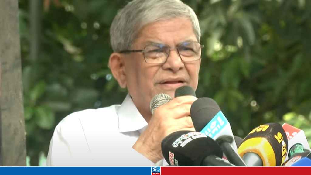 ৫ সমন্বয়ক গ্রেপ্তারের খবরে বেদনায় নীল হয়ে গেছি: মির্জা ফখরুল
