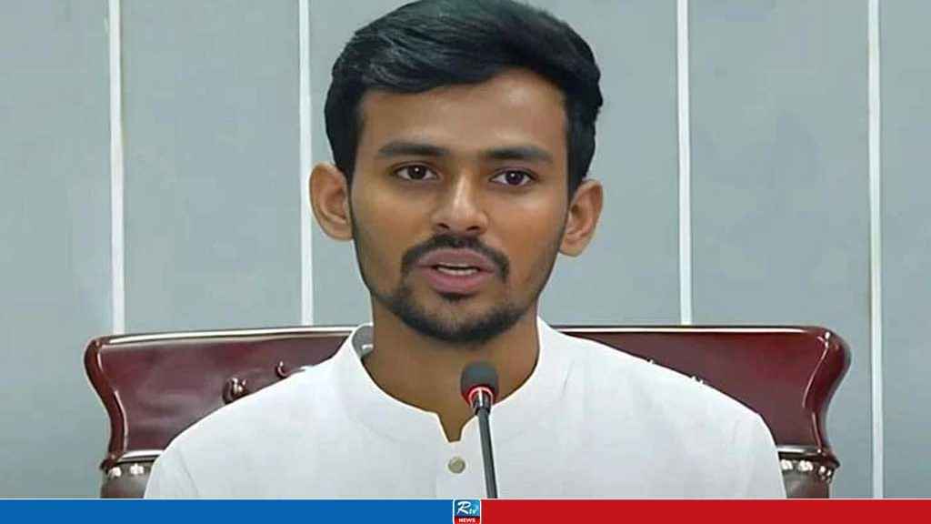গণতান্ত্রিক প্রক্রিয়ায় ক্ষমতা হস্তান্তর হবে: আসিফ মাহমুদ
