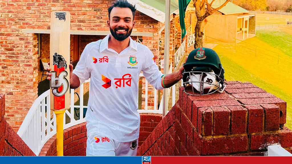 দক্ষিণ আফ্রিকায় টেস্টে ডাবল সেঞ্চুরি হৃদয়ের